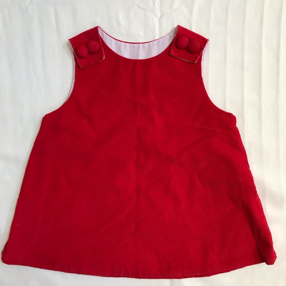 Red Button Top - 6 Months